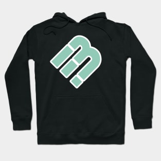 FB Initial Letter Sticker Logo Inspiration. F and B combination sticker logo vector design. Hoodie